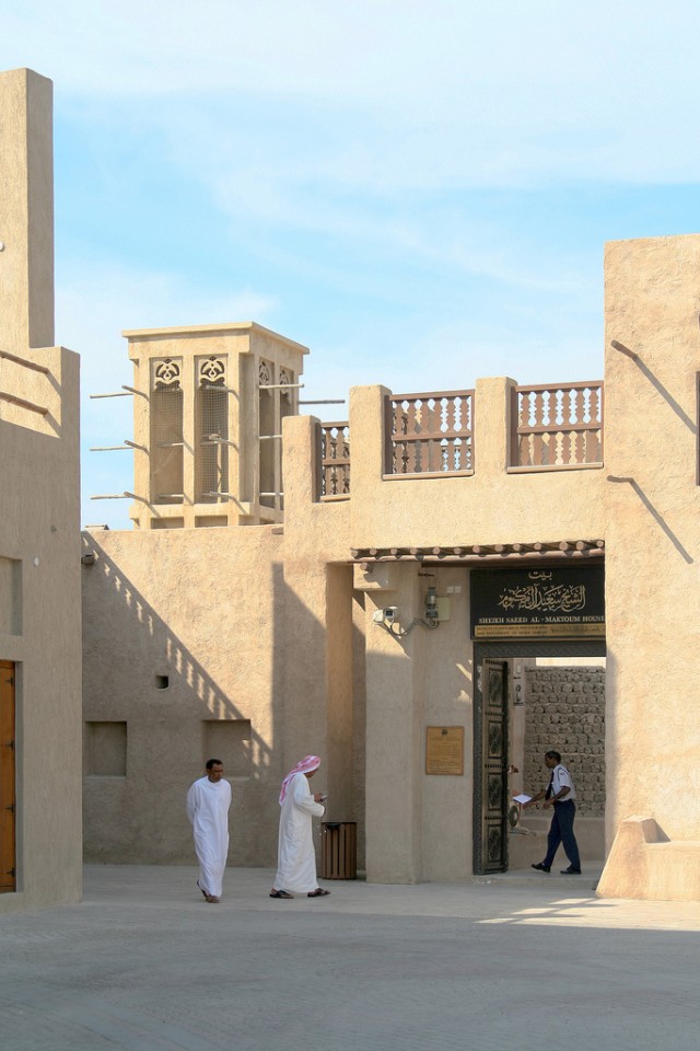 The house of Sheik Saeed bin Maktoum Al-Maktoum