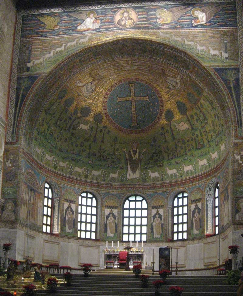 Sant'Apollinare in Classe, near Ravenna, 6th C.