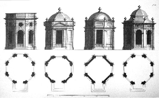 Fig. 3: Plate 81, Book of Architecture, by James Gibbs.