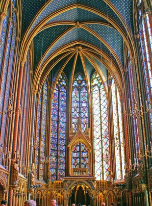 The Sainte Chapelle, Paris, France.
(Image source)