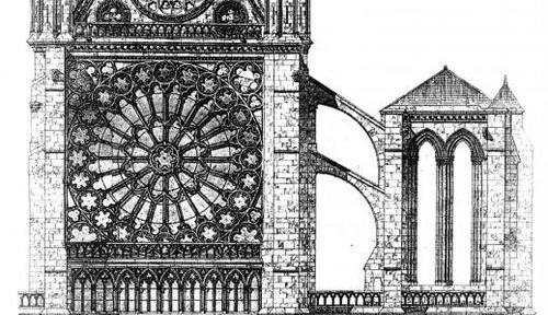 The North Transept of the Cathedral Basilica of St. Denis.
From Mapping Gothic France