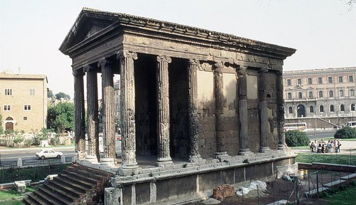 Temple of Fortuna Virilis, Rome, 40 B.C.
[Image source]