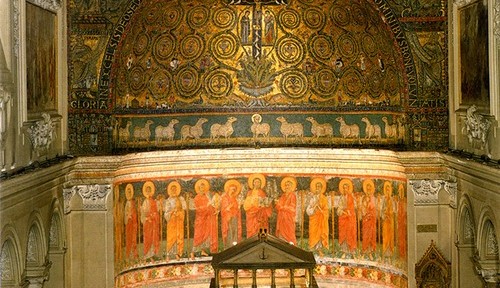 The apse. The cathedra is partially visible over the altar.
[Image source]