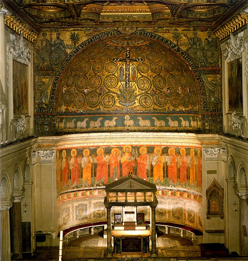 The apse. The cathedra is partially visible over the altar.
[Image source]