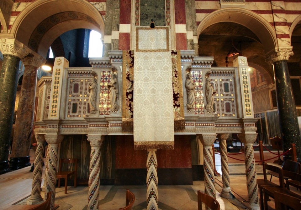 The Cosmatesque ambo at Westminster Cathedral
[Photo by Br. Lawrence Lew O.P.]