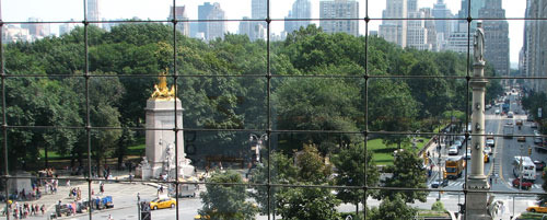 The view from the Time Warner Center